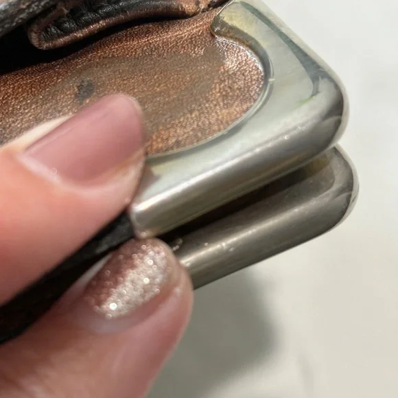 C&C Vintage Leather Briefcase attached brown - Picture 9 of 12